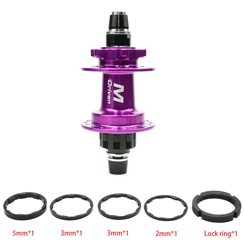 M Driven BMX Racing Nabe 36 Löcher Scheibenbremse 6 Zahnräder 120 Klicks 3/8 X 110mm BMX Naben BMX Naben BMX Hinterradnabe – Detail 6