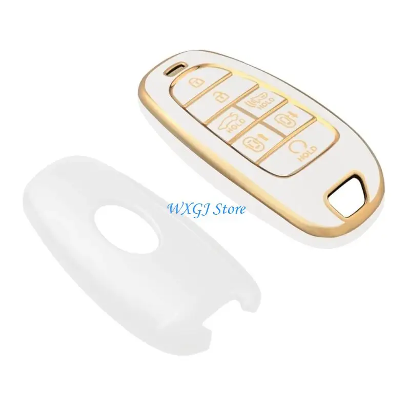 

37JE Multi Color TPU Car Cover for 2022 Quick Installation 7 Buttons Remote Case Sleeve Protective Shell