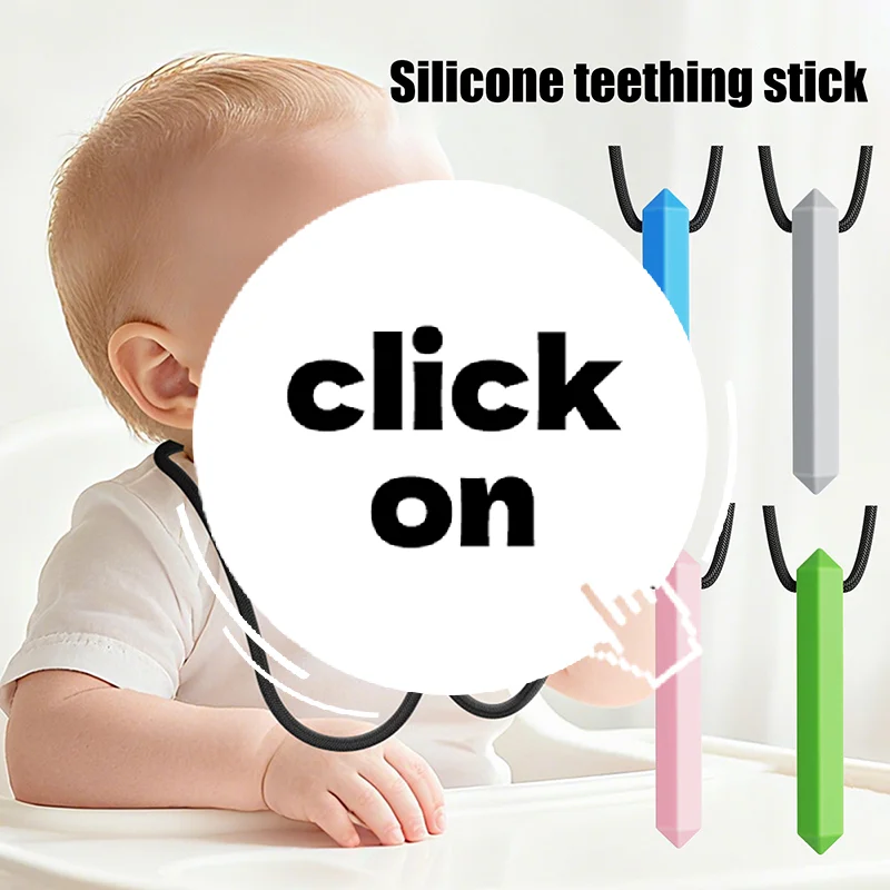 1 pz bambino sicuro massaggiagengive in silicone Bpa libero cartone animato molare bastone per i più piccoli anelli di dentizione per uso alimentare infantile da masticare Teeten giocattoli