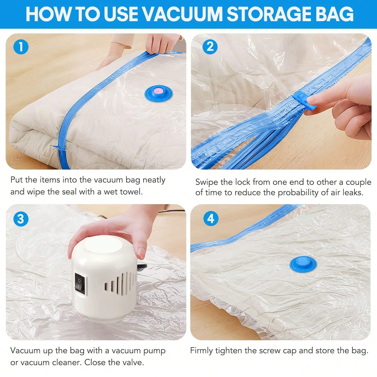 Travel Vacuum Storage Bags 4