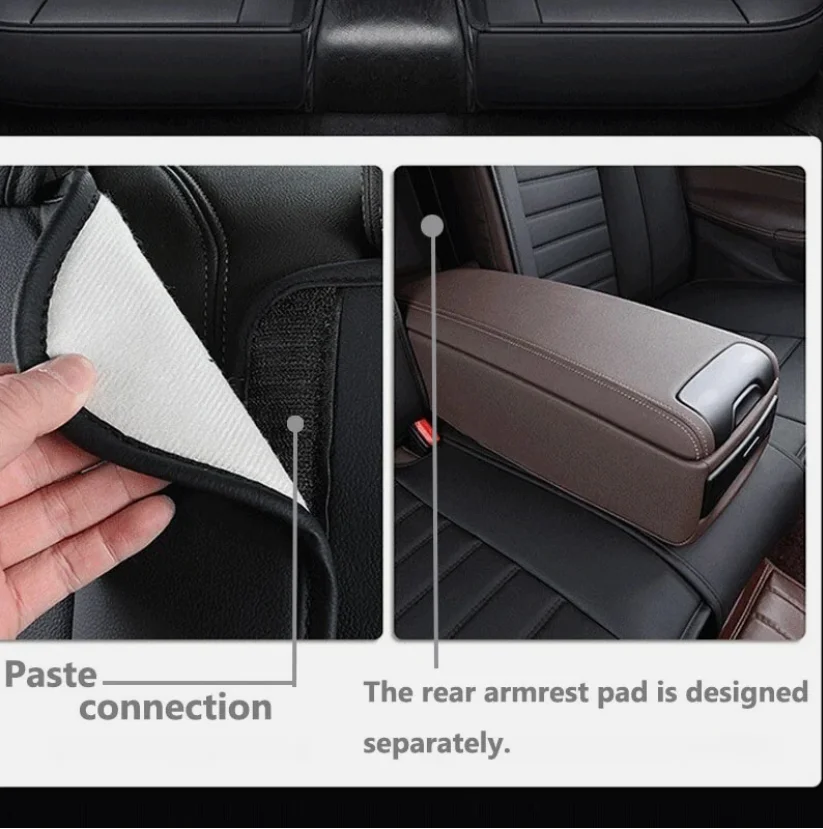Car Front Seat Cover Set PU Leather Seat Protectors 2-Seats Set for Chevrolet Silverado for GMC Sierra 1500 2500 HD 3500 HD 2007-2021 Black