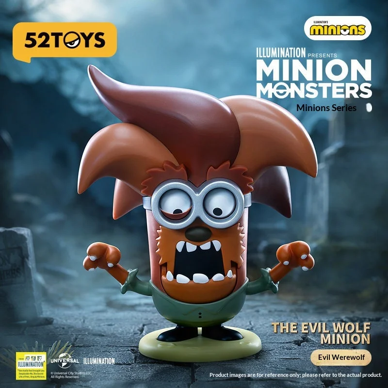 

52toys Minion Monsters Wind-Up Movable Blind Box Figures Universal Studios Pop Toys Gift For Kids Anime Toy Lovers