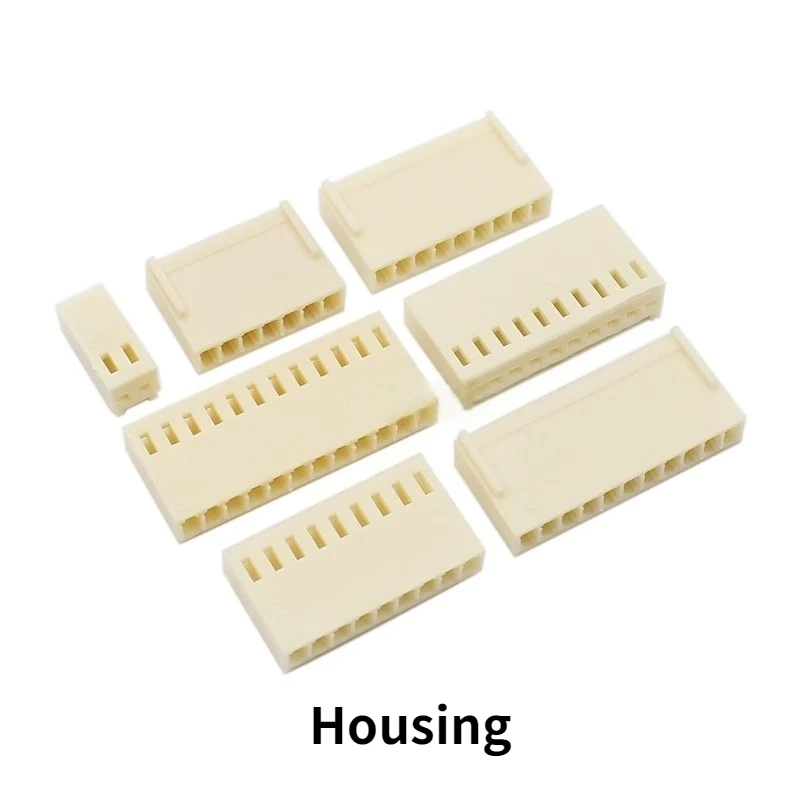 50PCS KF2510 2P 3P 4P 5P 6P 7/8/9/10/11/12 Pin JST Male Female Connector 2.54MM Horizontal Straight Pin Header Housings Terminal