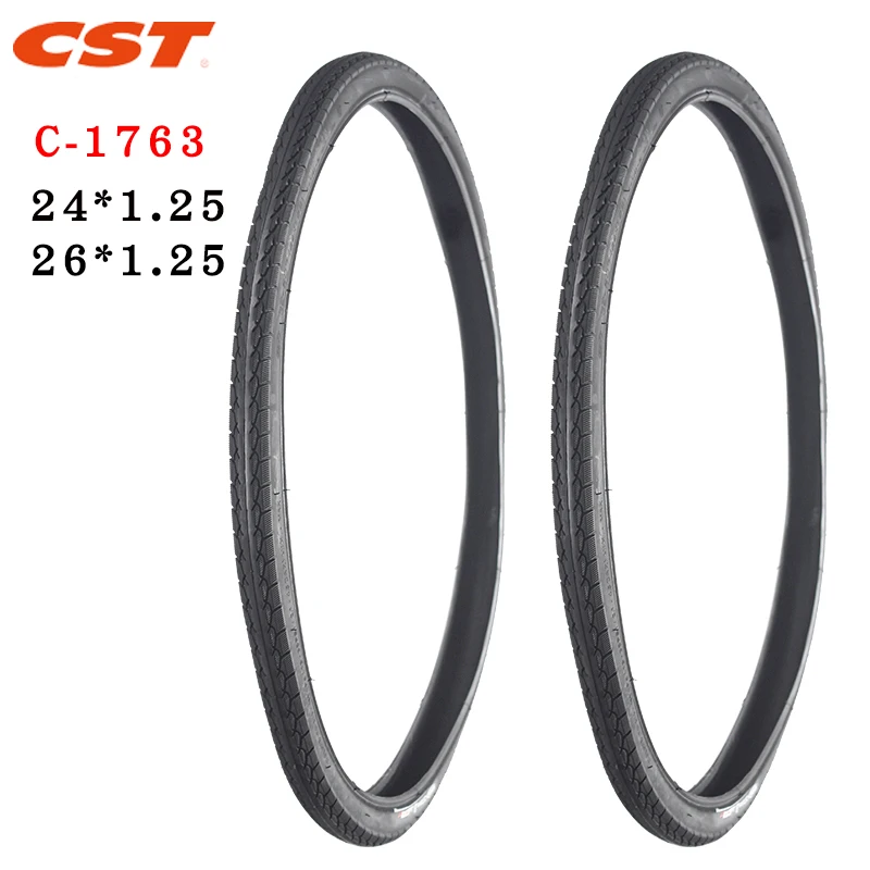 CST-Antiskid Mountain Bike Tires, Bicycle Parts, Wear Resistant, C1763, 24 \