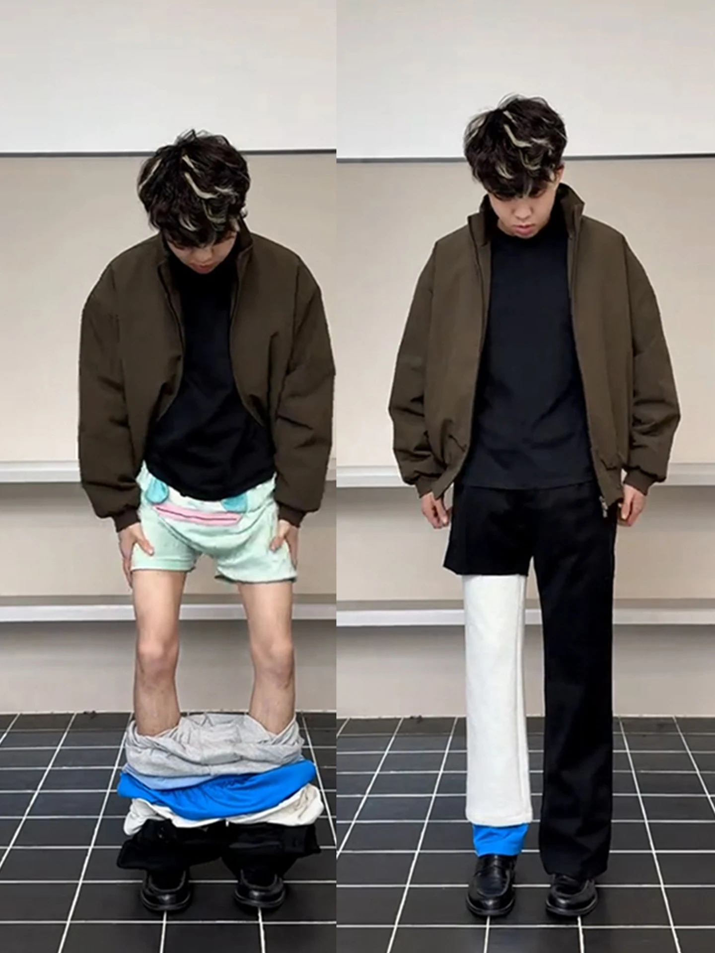 

Мужские зимние брюки Cleanfit Bla Fce с прямым кроем и подкладкой, свободные брюки-чинос для мужчин, визуально удлиняющие силуэт, в американском стиле.