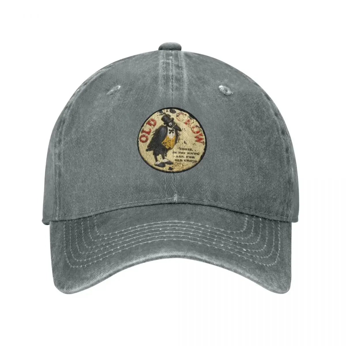 

Old Crow Bourbon Whiskey Vintage Advert Baseball Cap Thermal Visor hiking hat Snap Back Hat Men's Baseball Women's