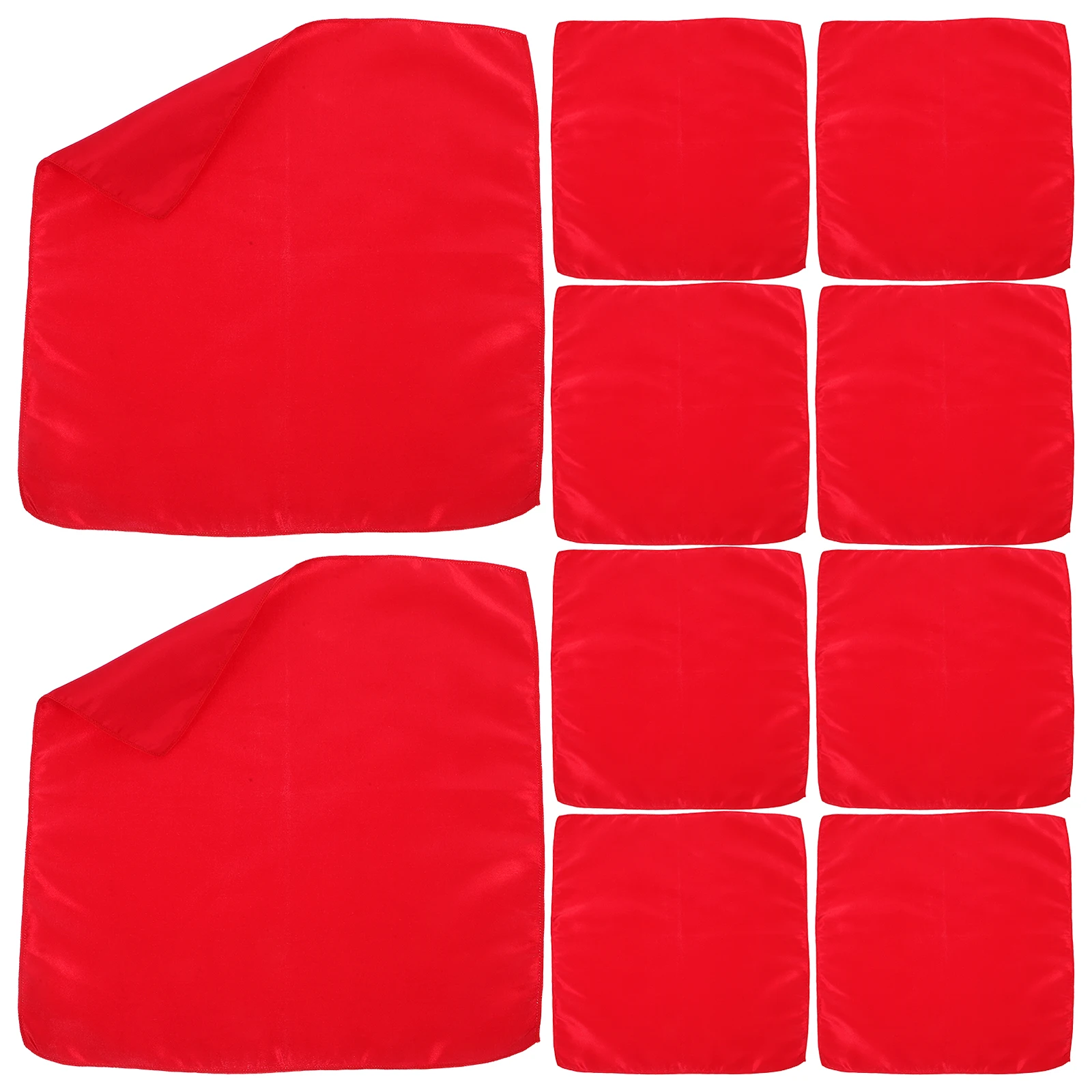 

50Pcs Luxurious Satin Finish Napkins Soft Polyester Square Dining Napkins Reusable Washable for Wedding Banquet Party