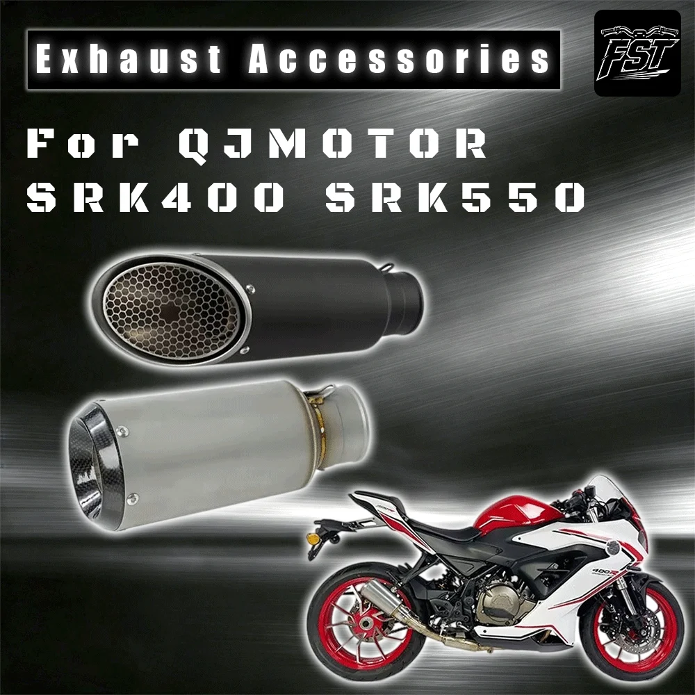 Full Section Modified Exhaust Parts for QJMOTOR SRK400 / SRK550