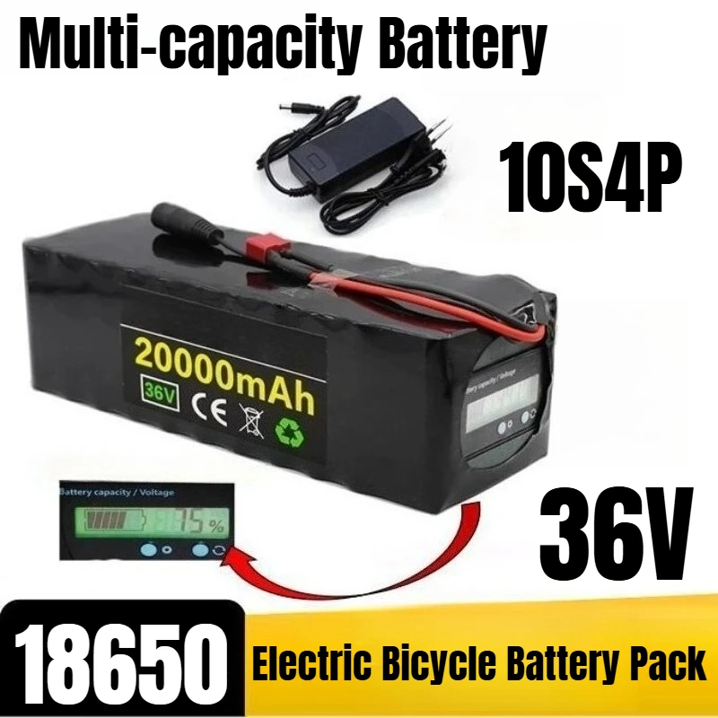

Multi-capacity Battery 10S4P 36V 18650 Electric Bicycle Battery Pack