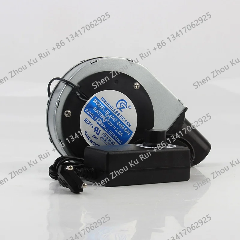 Cooling Fan Best-selling BL4447-04W-B49 EU DC12V 2.00A 11028 Speed Controller for Barbecue Dust Removal Inflation Blower Plug