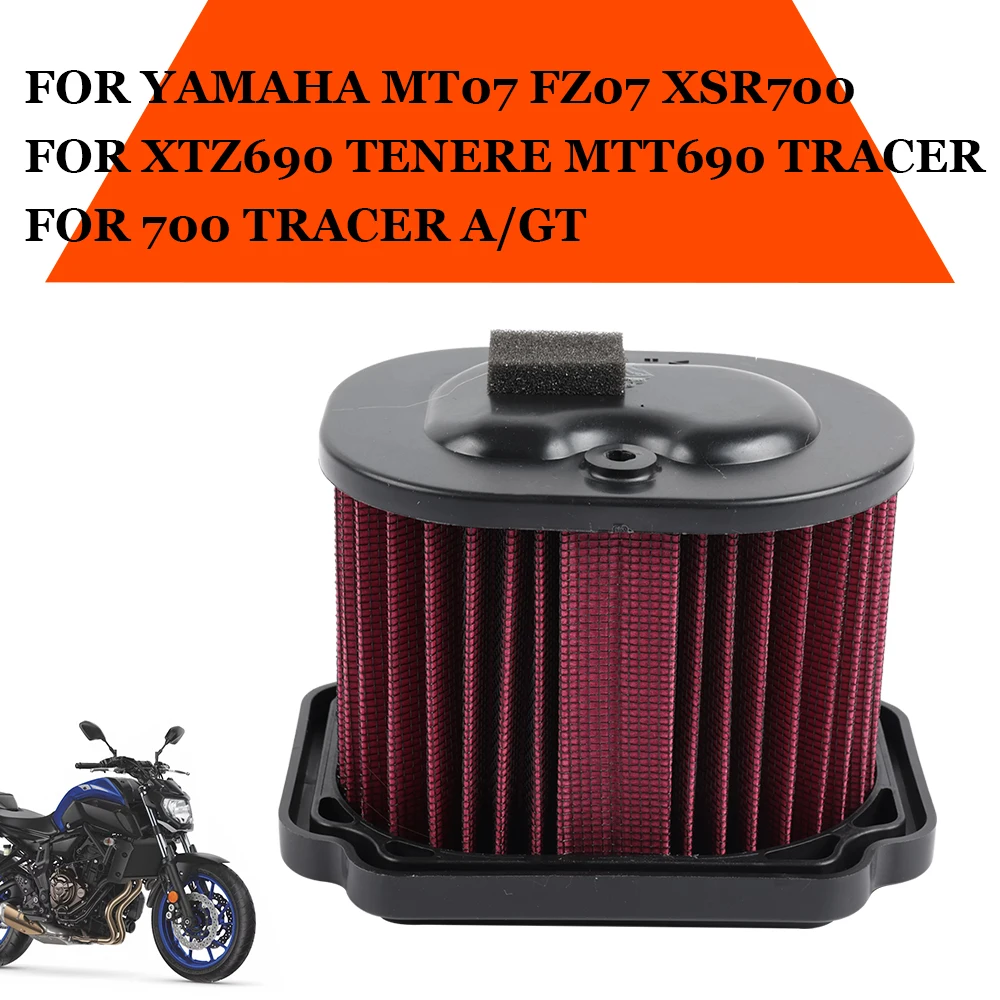 Motorcycle Accessories Air Filter Cleaner For Yamaha FZ-07 MT-07 XTZ690 Tenere 700 XSR700 Tracer 7 GT MT07 MTT690 XSR 700 FZ07