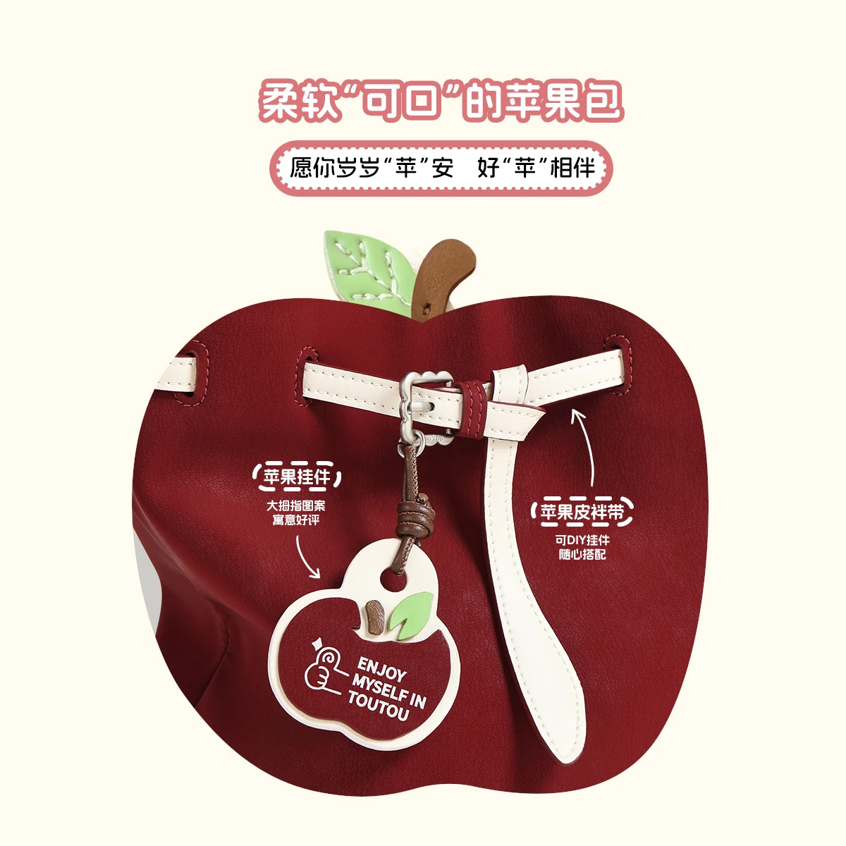 toutou Cute Puppy Canvas Tote Bag, 3D Embroidery Shoulder Bag, Lightweight Large Capacity Crossbody Bag with Adjustable Strap