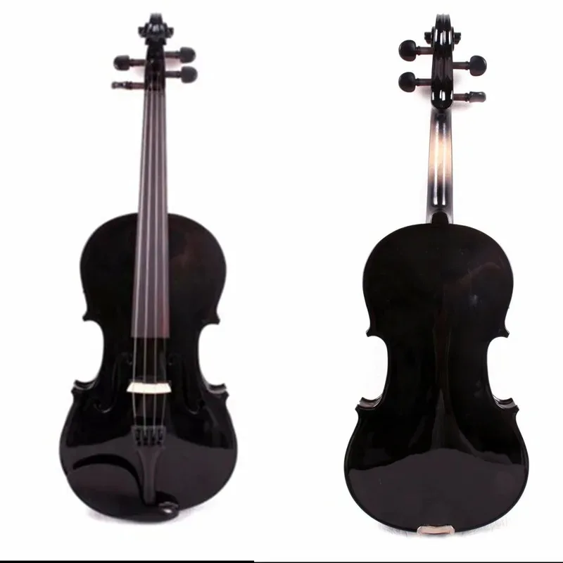 Nice Black Colors Electric & Acoustic Violin 4/4 #8567