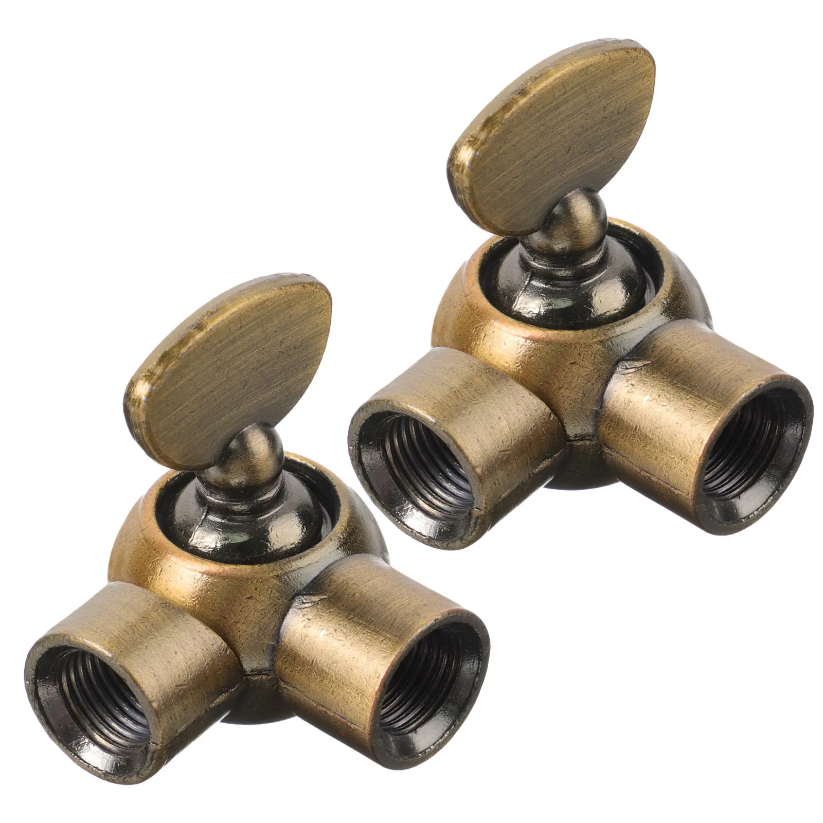 2Pcs Retro Metal Wall Lamp Arm Mount Adjustable Swivel Connector with 180 Degree Rotation M10 Lamp Mounting Joint Lighting