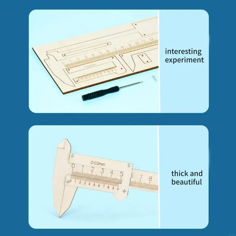 Enfants en bois Assemble Jouet Vernier Model Model