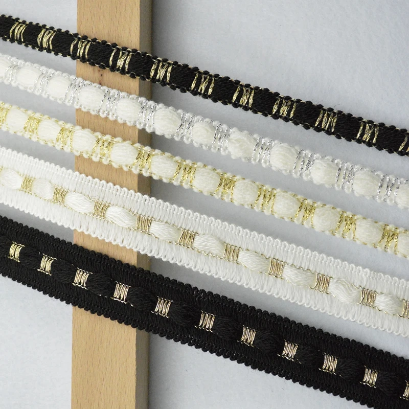 3Meters/118.11In Per Pack of New Clothing Accessories, Lace Supplies, Delicate Lingerie, Headwear, Accessories, Bamboo Pattern Three-Bar Plaid Lace
