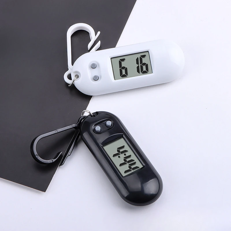 Sporty LED Digital Keychain Pocket Watch Mini Clock - Compact and Portable, Ideal for Students and Kids