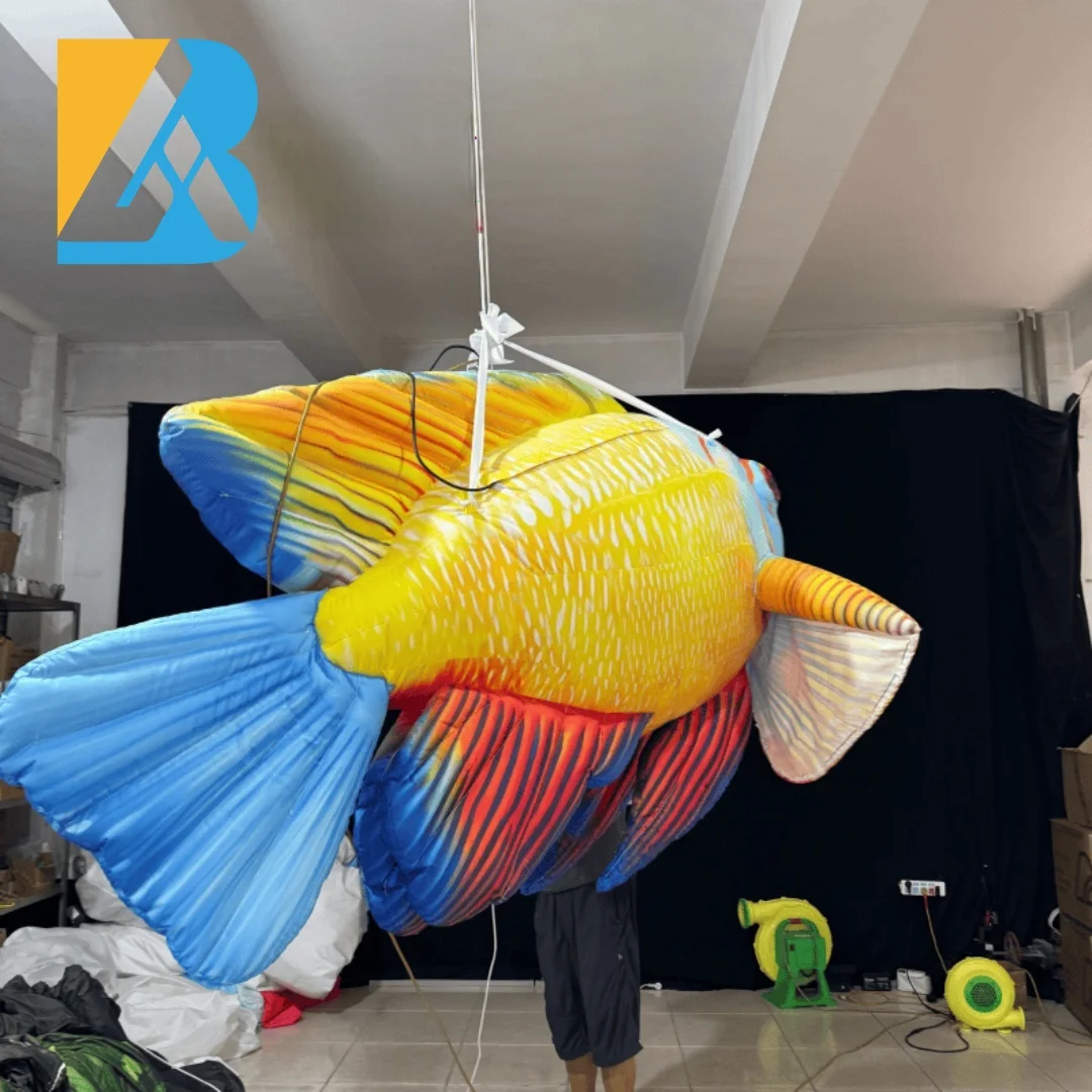 Bespoke Large Inflatable Sea Fish Design for Arabian Nights Prom Theme Toys