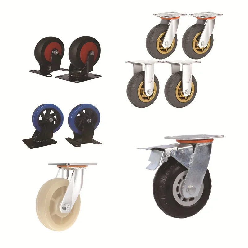 عربة مسطحة من الفولاذ المقاوم للصدأ قابلة للطي، شاحنة أنبوبية مربعة محمولة، سحب البضائع، مقطورة كبيرة صامتة بأربع عجلات للخدمة الشاقة