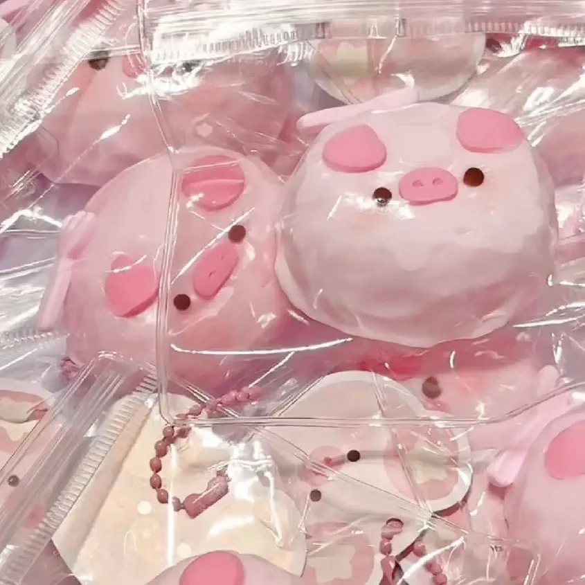 Cute Pink Pig Squishy Sensory Toy Stress Relief Fidget for Autism And Anxiety Sticky Slow Rising Squeeze Toy for Adults Children