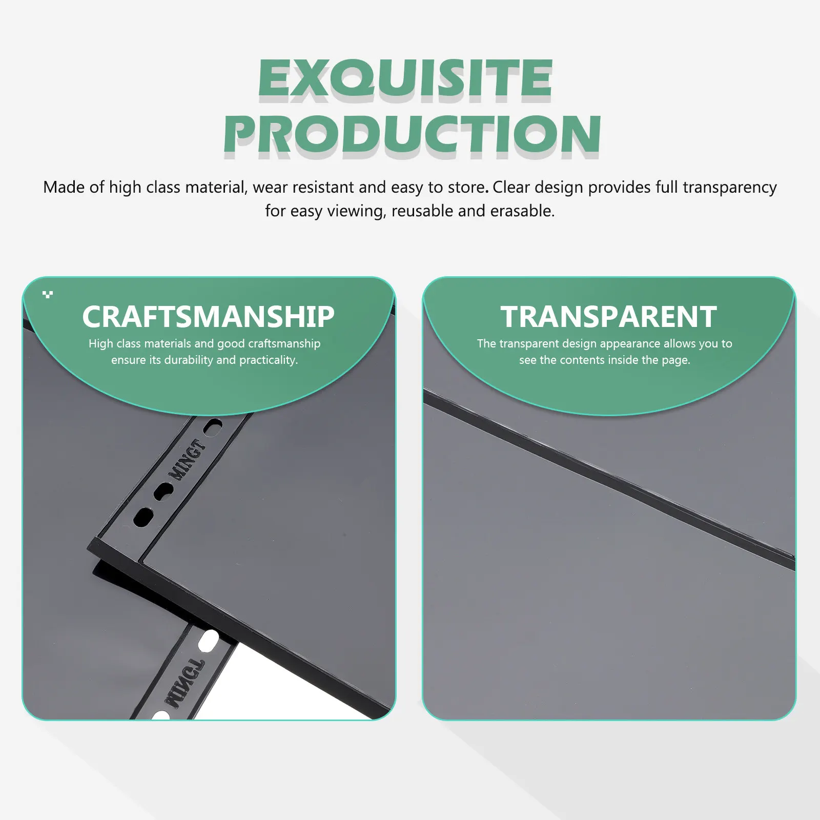 

10 шт. страниц-держателей для марок с легкой конструкцией для коллекционеров, подходят для хранения монет