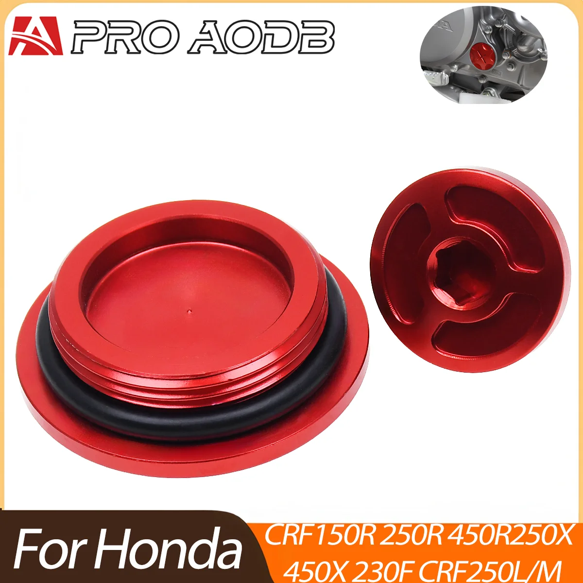 

Motorcycle CNC Engine Timing Oil Filter Plugs Screw Bolts Set For Honda XR650L CRF1000L CRF250R CRF250L CRF450R CRF450X CRF230F