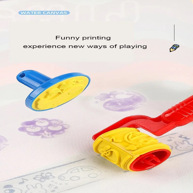 Children Magical Drawing Canvas Watercolor Painting Pad Parent-child Game Painting Mat Halloween Christmas Gift For Boys Girls