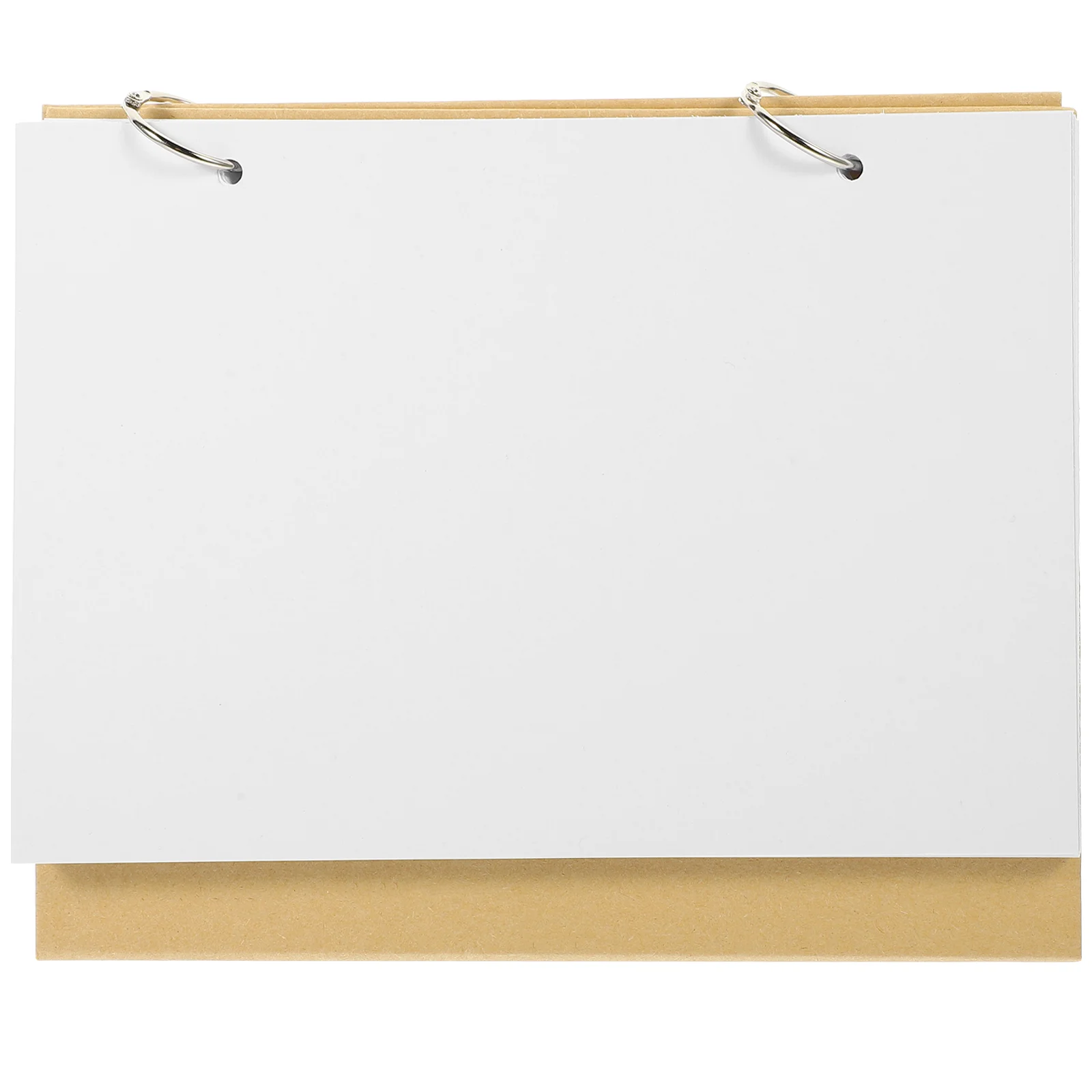 

Blank Desk Calendar Hand Painted Desktop DIY Graffiti Standing Paper Office Decor