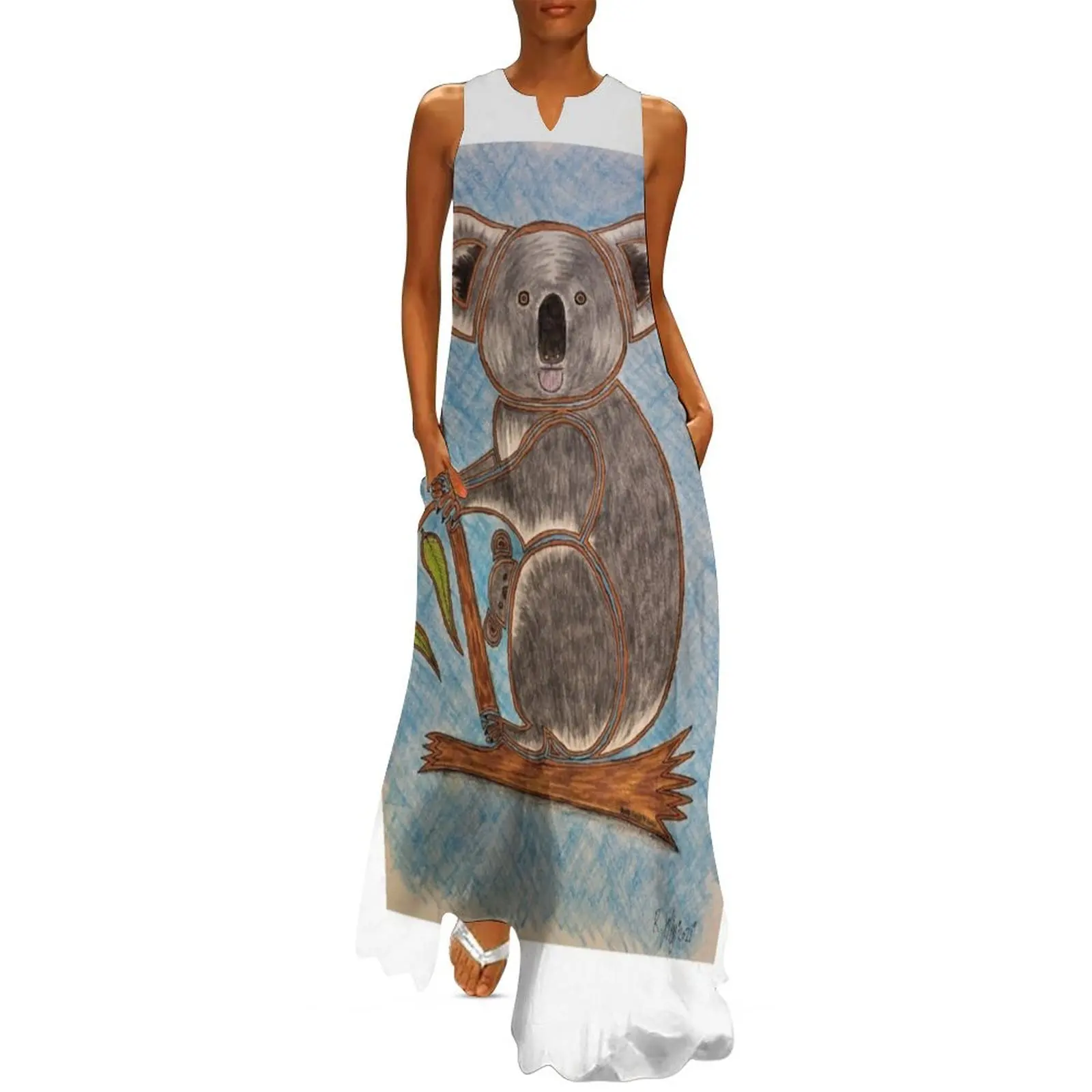 Inspired by Coral and Kristian Koala Long Dress summer dress women 2025 Women's summer dresses elegant dresses plus sizes