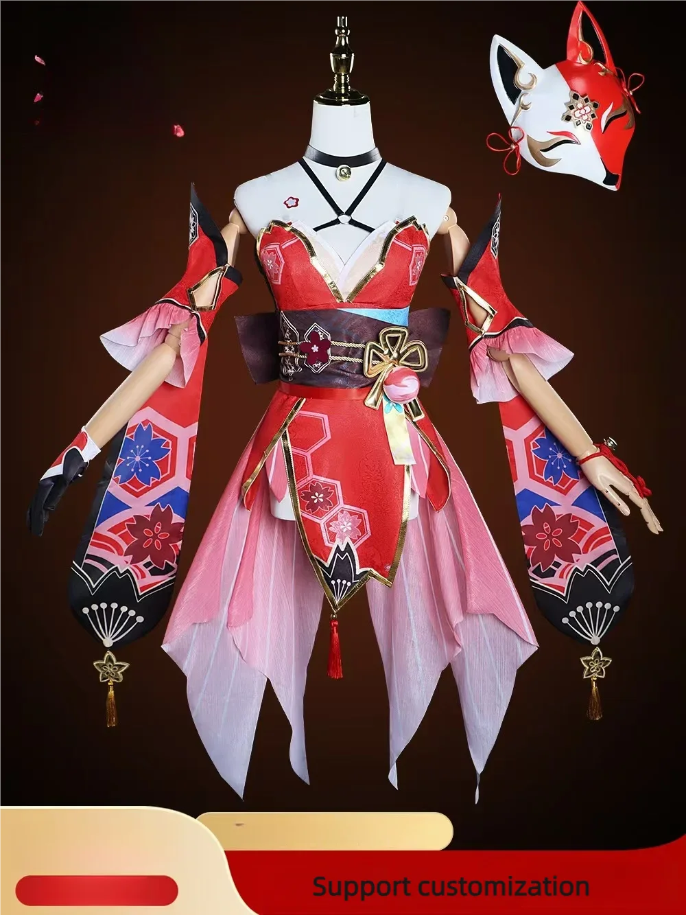 

Fireworks cos costume mask fool, Honkai: Star Rail cosplay costume anime game animation costume sexy