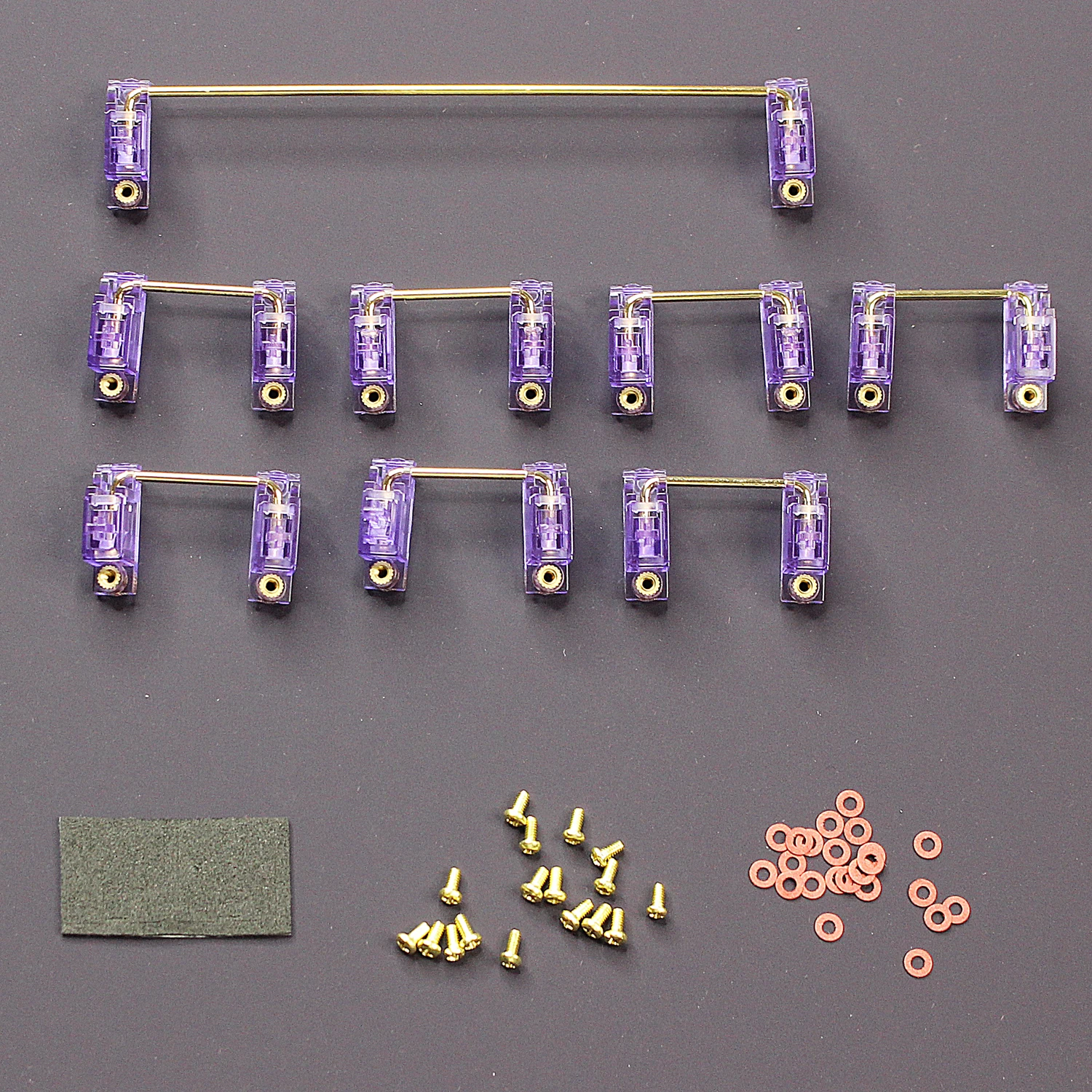 Clear PCB Screw in Stabiliser for mx Keyboard 6.25u