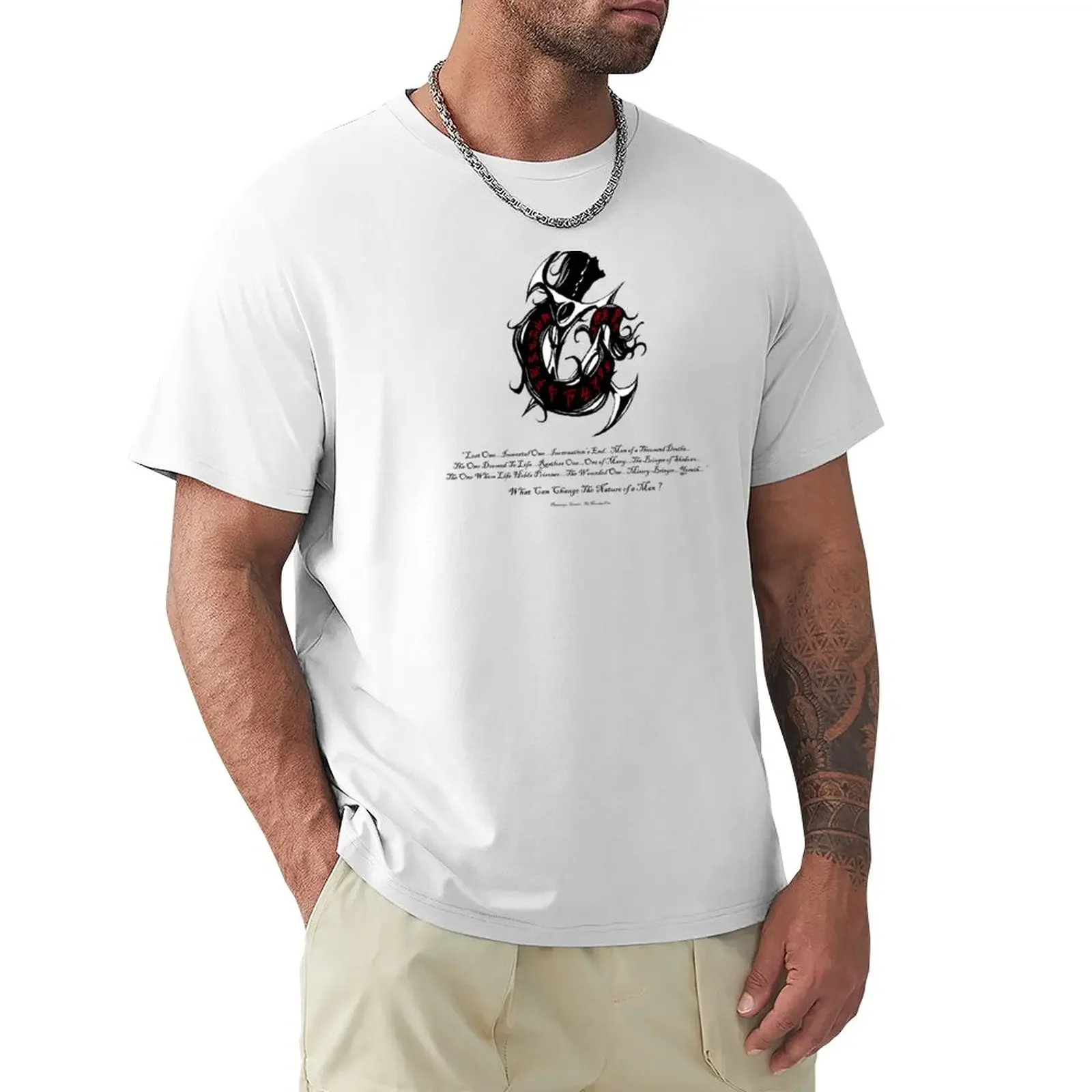 Planescape: Torment Tattoo T-Shirt graphics new edition Men's t-shirts