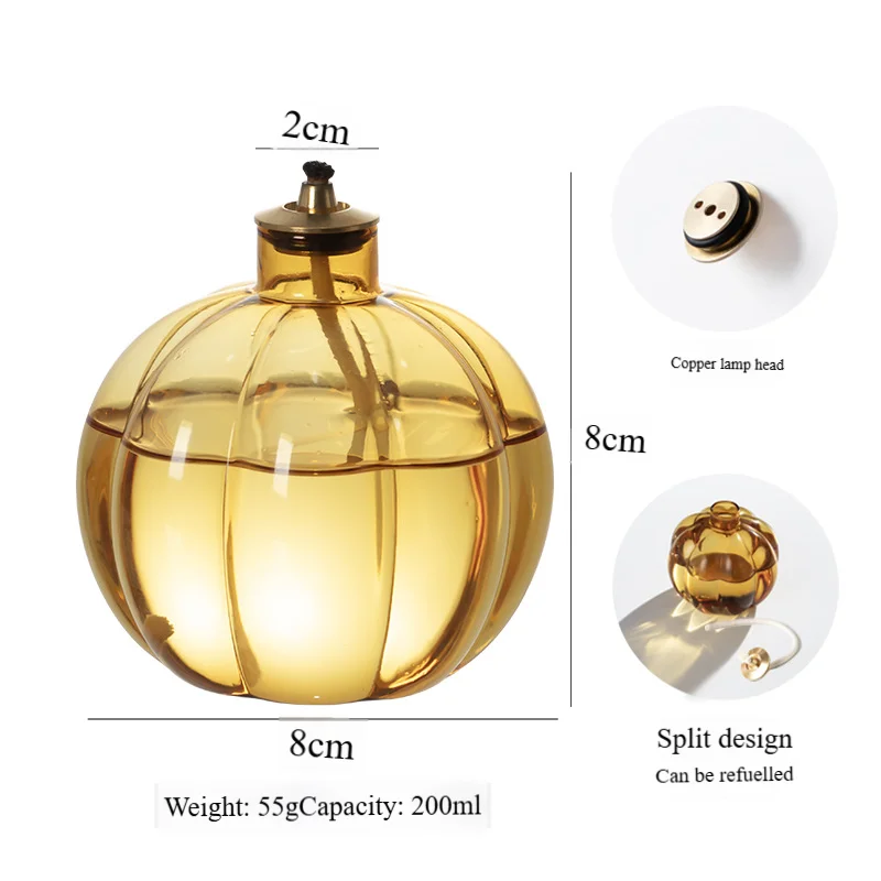 Empty Refillable Glass Vintage Decor Glass Lamp Chimney Chimney Glass Shade Oil Lamp For For Home Office Decor For Women
