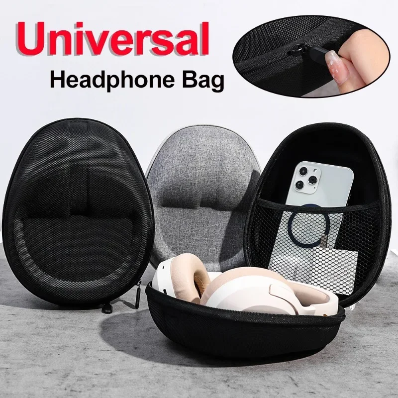 Hard EVA Travel Carrying Case Bluetooth Headset Storage Bag Cover for Sony WH-CH720N WH-CH520N WH-1000XM4 Headphone Pouch Box