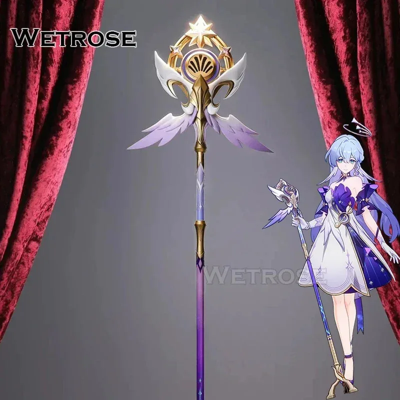 

【Wetrose】В наличии микрофон Робина, реквизит для косплея, модель Honkai Star Rail, Ultimate Singer Lightstick, Хэллоуин, Рождество