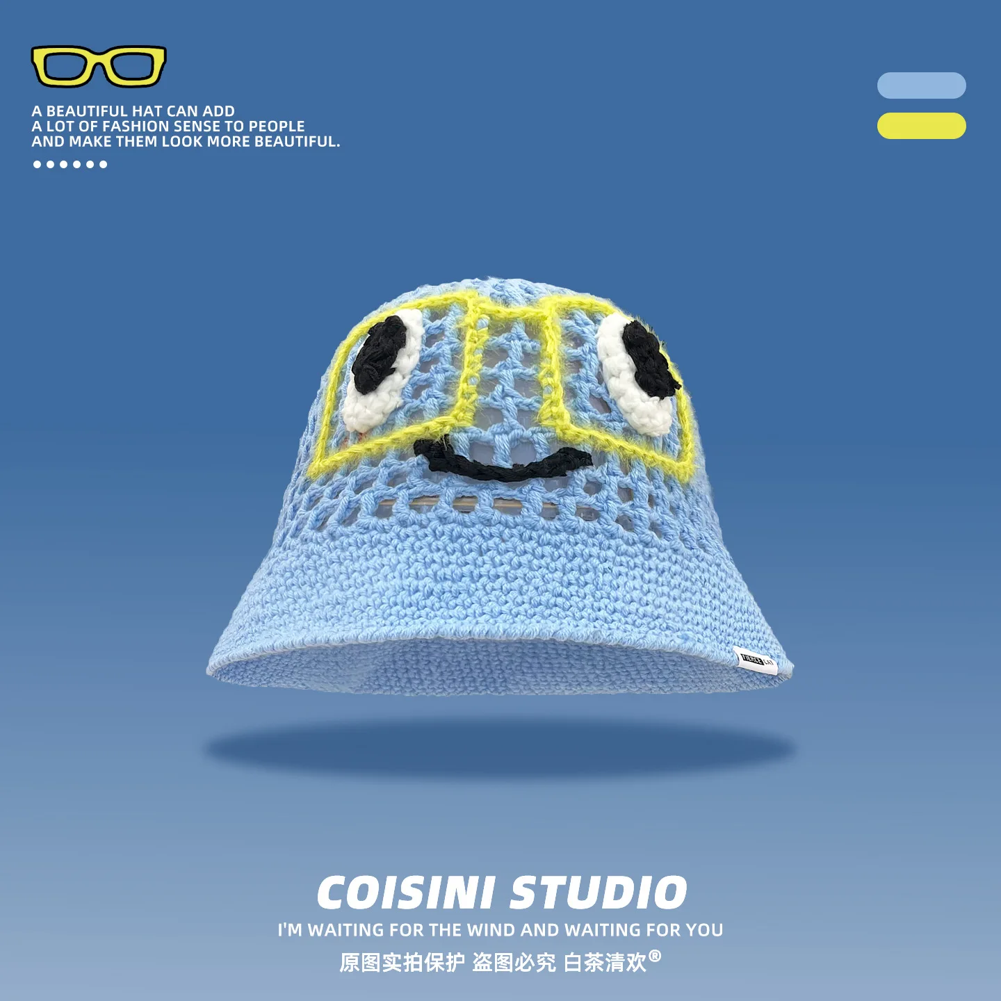 Nette Kirsche Woolen Hut Hugger Toque Cap Strumpf Kopf Uhr Kinder Sommer Frauen Mädchen gehäkelt Fischer 8M68