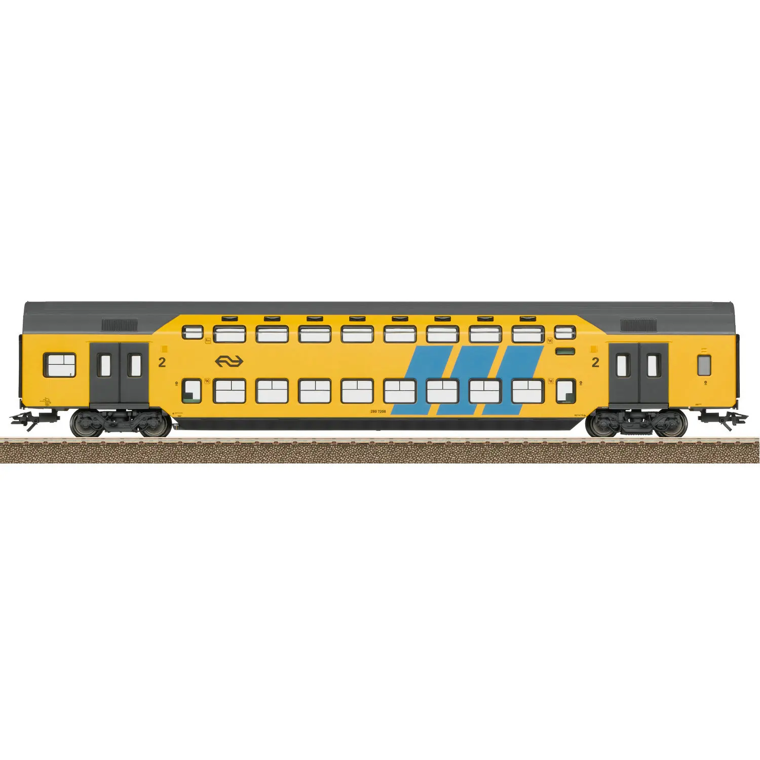 TRIX Train Model HO1/87 25160 E1700 Electric Locomotive Digital Sound Effect and 5-section Passenger Car Carriage (6 Knots)