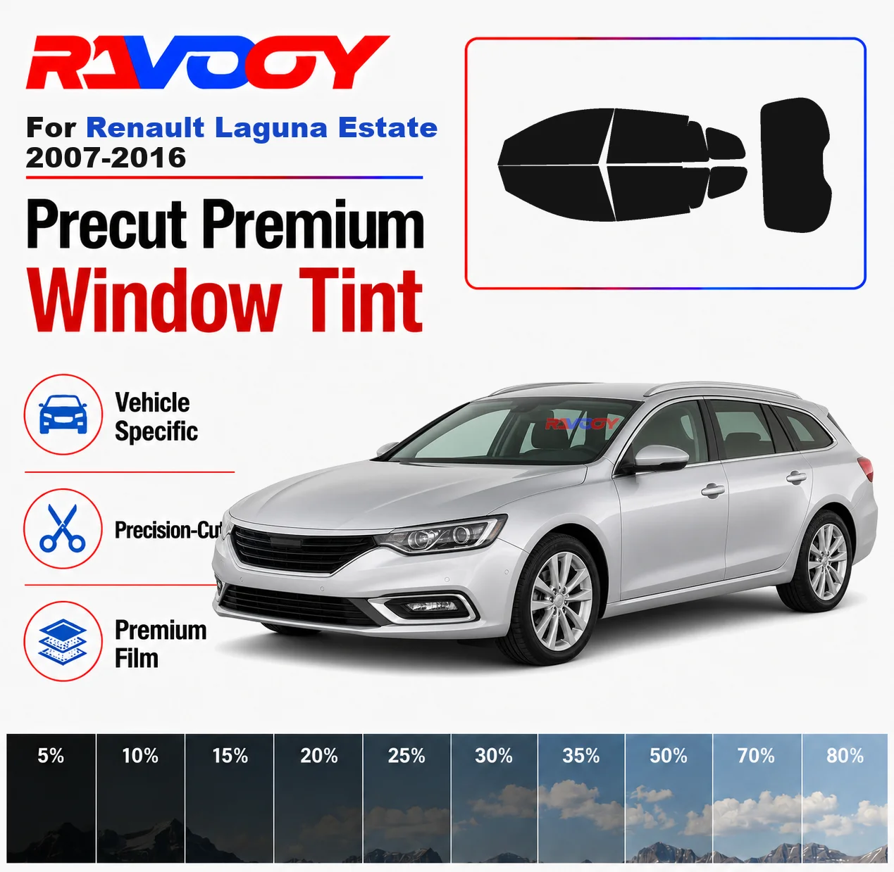 premium-precut-window-tint-kit-front-windows-rear-windows-rear-windshield-for-renault-laguna-estate-2007-2016-nano-ceramic-film