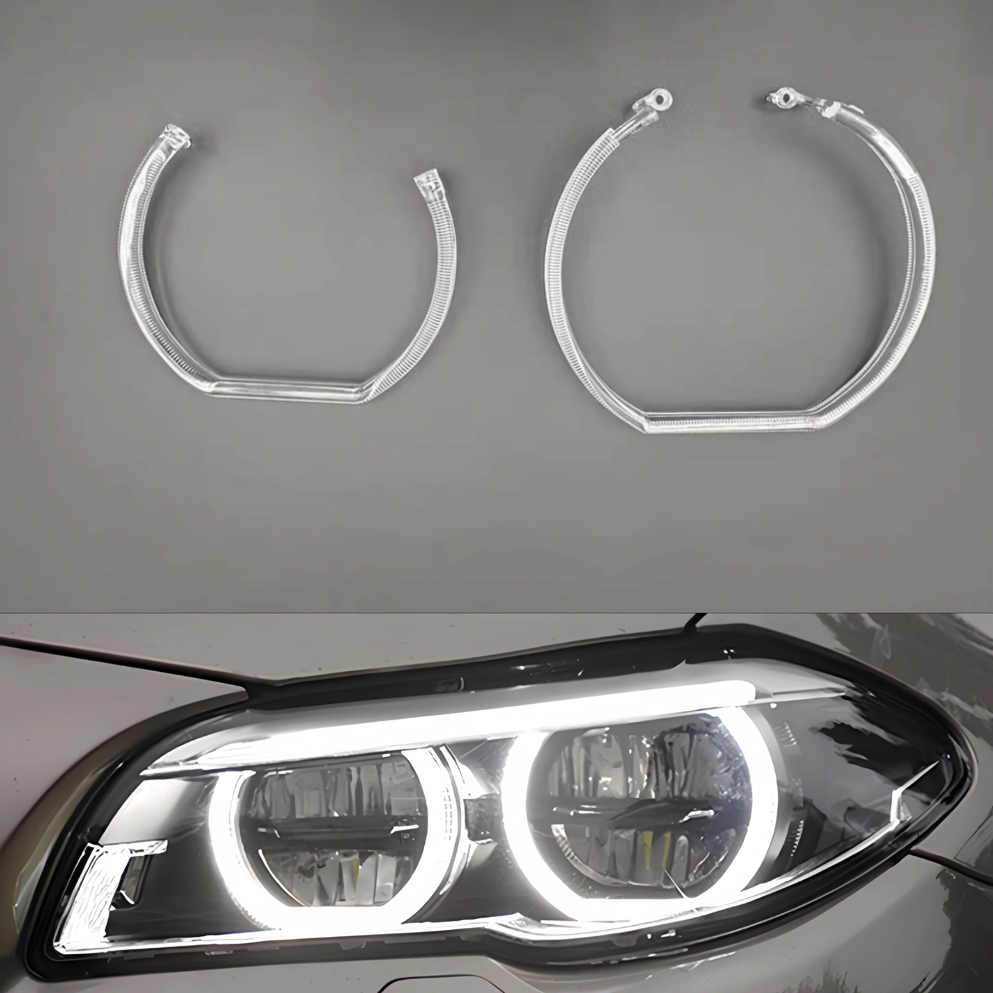 

NEW FULL LED Headlight DRL Tube Acrylic tube Light Guide Strip For BMW 5 Series F10 F18 2014 2015 2016 2017