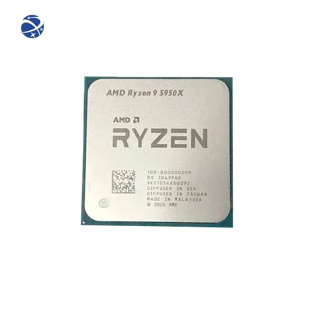 Para Ryzen 9 5950X R9 5950X 3,4 GHz 16 núcleos 32 threads CPU Processador 7NM L3 = 64M 100- 000000059 Soquete AM4 Sem Ventilador