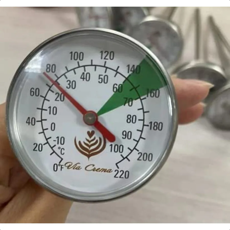 ميزان حرارة إبريق رغوة الحليب لإبريق مزبد الحليب والقهوة هاين