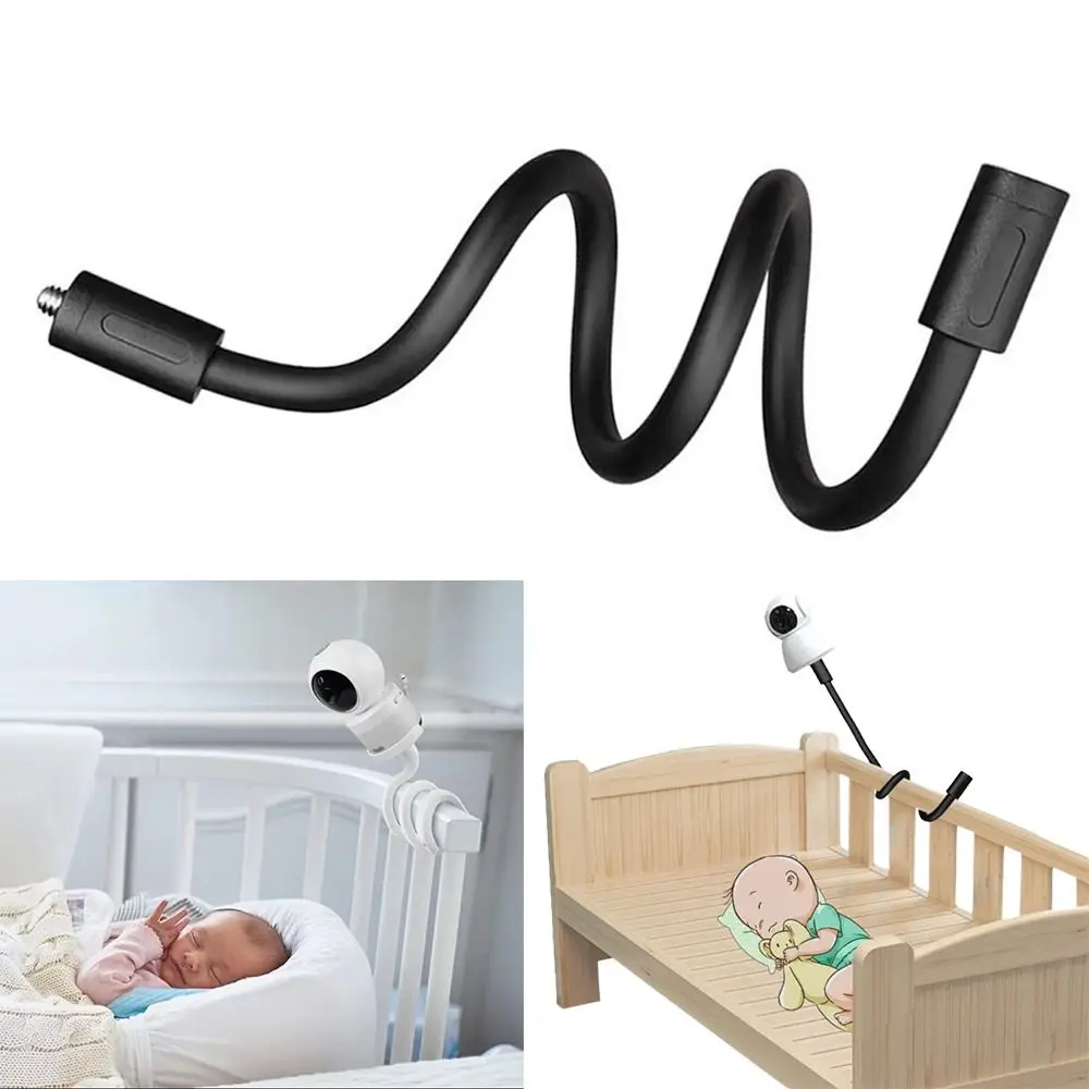 Flexible Baby Monitor Mount ABS No Punching Neck Holder Baby Camera Bracket for Xiaomi Mijia GoPro Hero 11 9 8 7 6 DJI Insta360