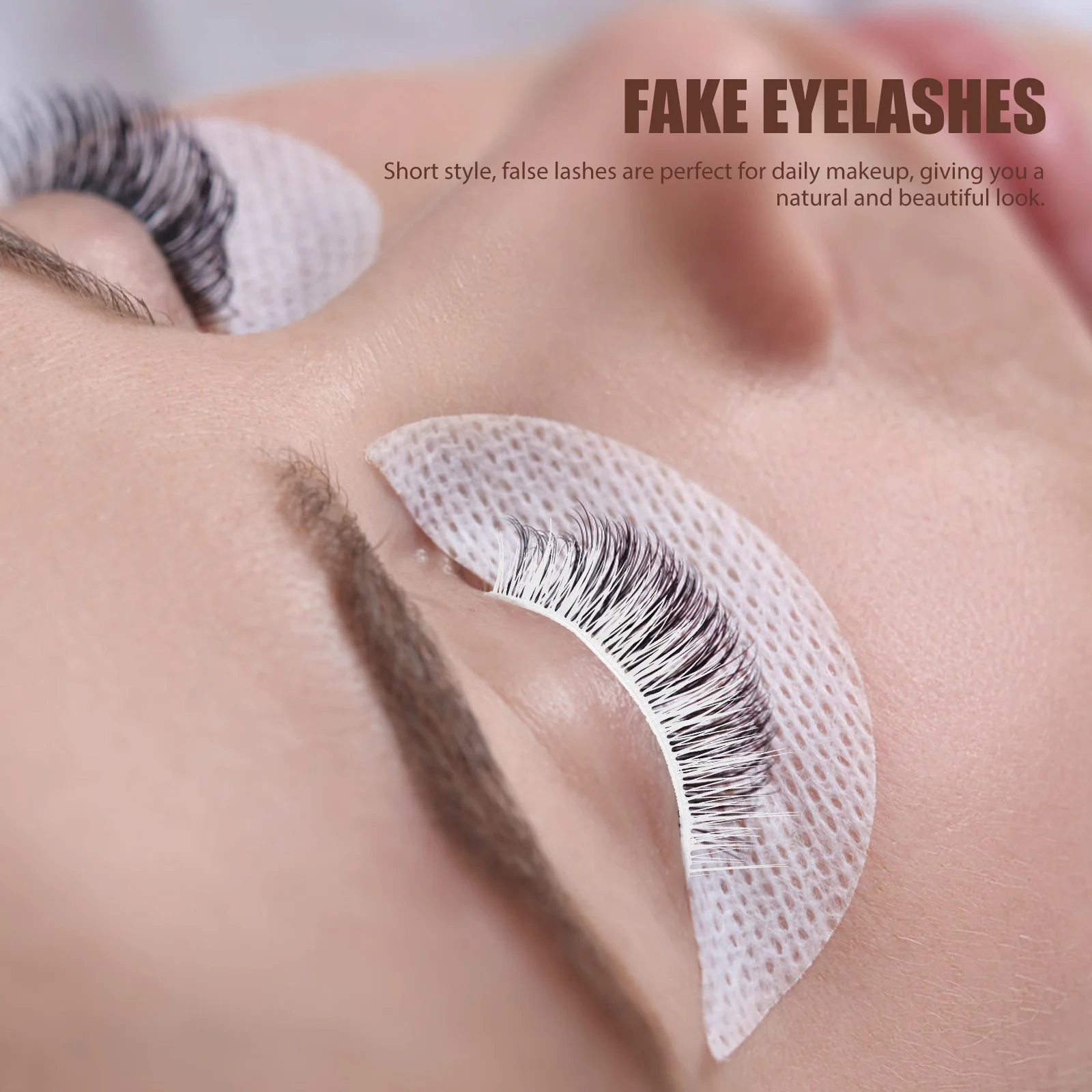 

3Pairs False Lashes White Eyelashes Individual Curl Lash Clusters for Makeup DIY Extension Natural Look Suitable Beginners