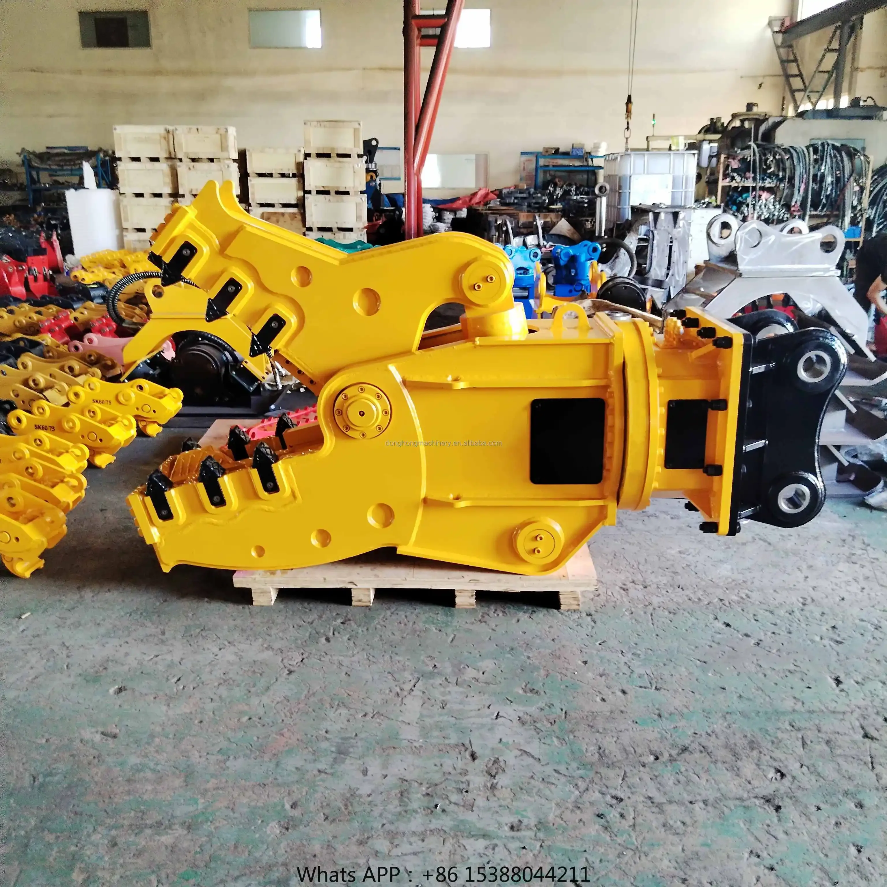 DHG-08 Demolition Machines Excavator Hydraulic Concrete Crusher Rotating Pulverizer For Demolition Building