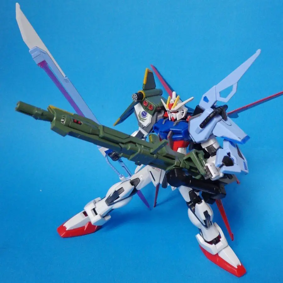 Magic Perfect Strike Assembly Modellbausätze Actionfiguren Hg 1/144 Plastikmodell Roboter Gat-X105 Nyanko War Hobby Geschenk