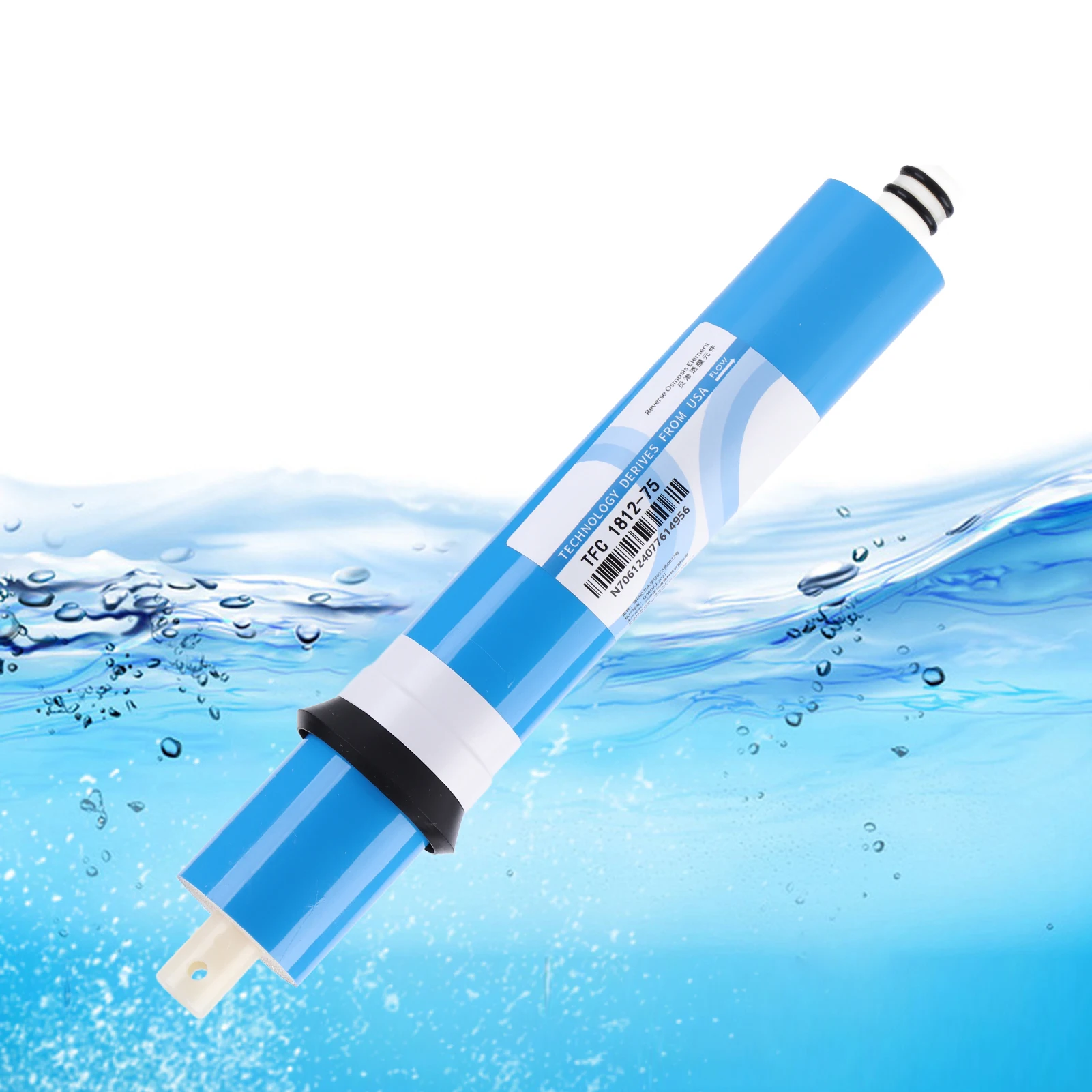 Reverse Osmosis Parts Water Filter Membrane Accessory ULP1812‑75GPD for Home