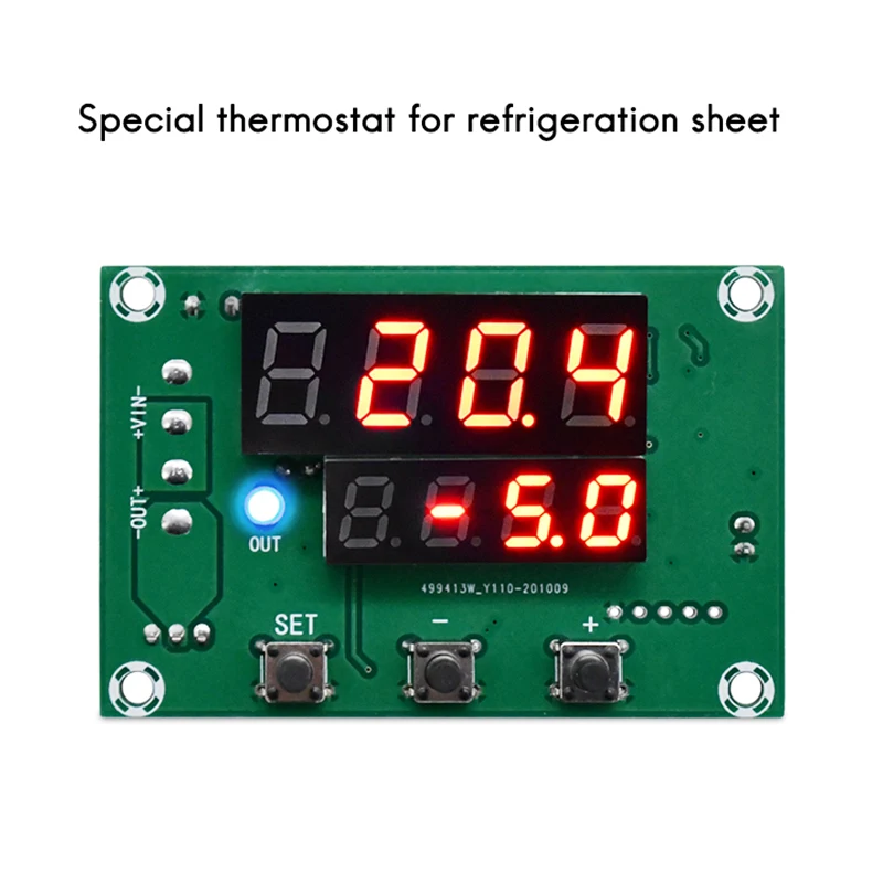 Termostato especial de XH-W1510 para película de refrigeración, controlador de termostato Digital inteligente PID de Semiconductor 10A