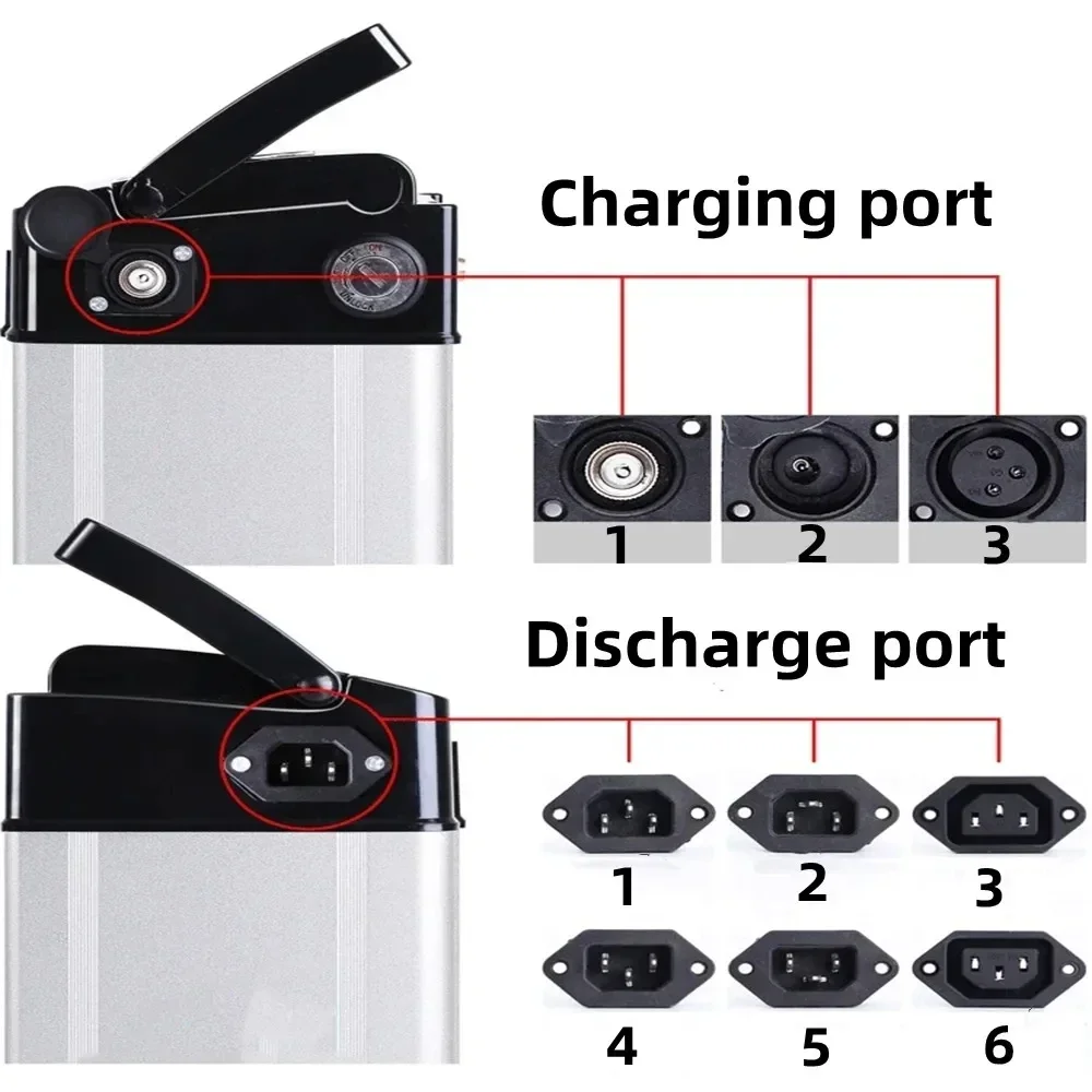 Trasporto veloce aereo nuova potenza a piena capacità 18650 batteria al litio muslimpack adatto per pesce argento 80-2000W