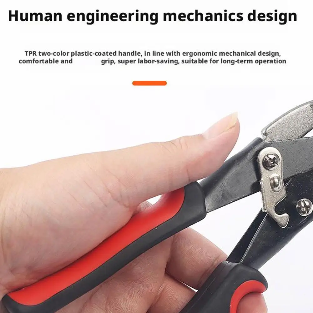 NEUE Multifunktionale Eisen Blatt Schere Luftfahrt Zinn Snips Heavy Duty Chrom Vanadium Stahl Metall Cutter Schere Für Schneiden Blatt – Detail 10