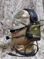 Outdoor tactical XPI VI head mounted pickup noise cancelling tactical headphones